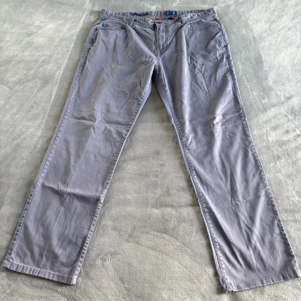 Stitch‎ Golf Mens Pants 38x34 Gray Stretch Cotton Lycra Casual Chinos