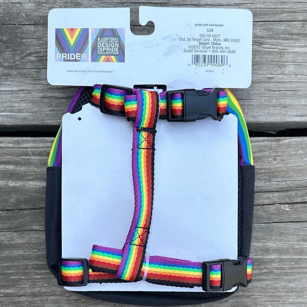 Boots & Barkley rainbow dog