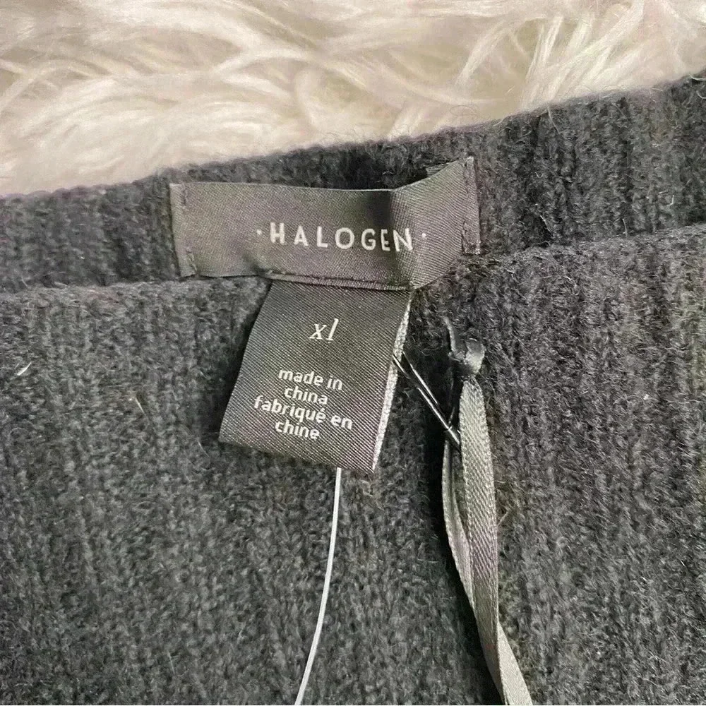 Halogen Sweater.  Ballon sleeves.  Black.  Size XL.  NWT.
