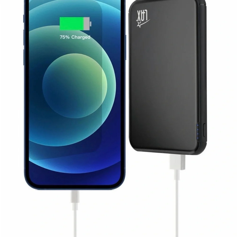 Black Mini Power Bank 7200mAh