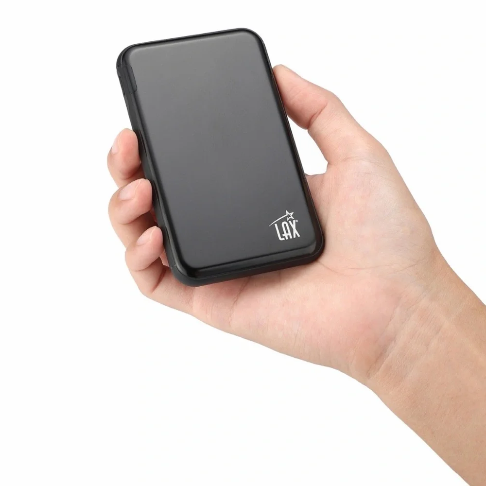 Black Mini Power Bank 7200mAh