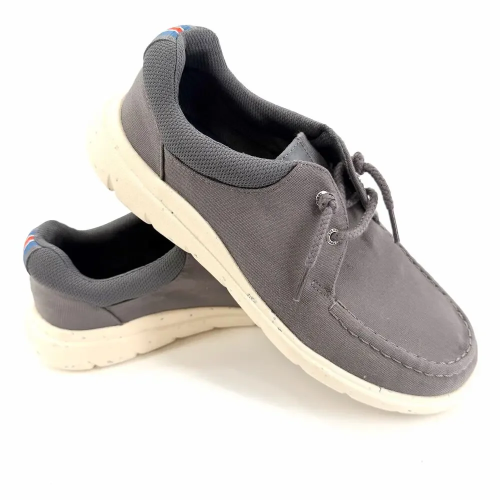 Sperry grey canvas