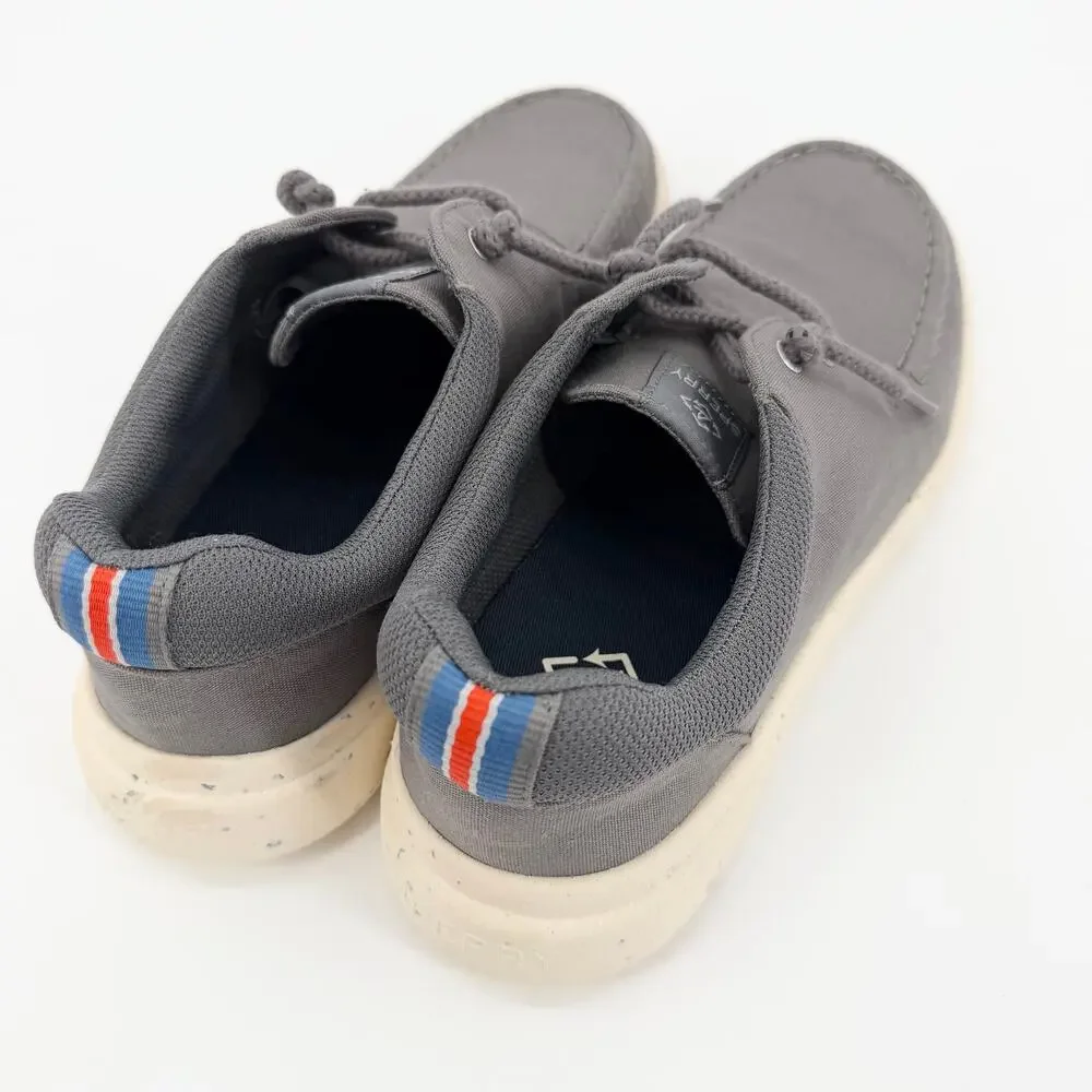 Sperry grey canvas