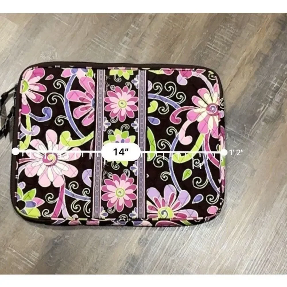 Vera Bradley Laptop Sleeve Case Purple Punch Retired‎ Pattern. Rare!