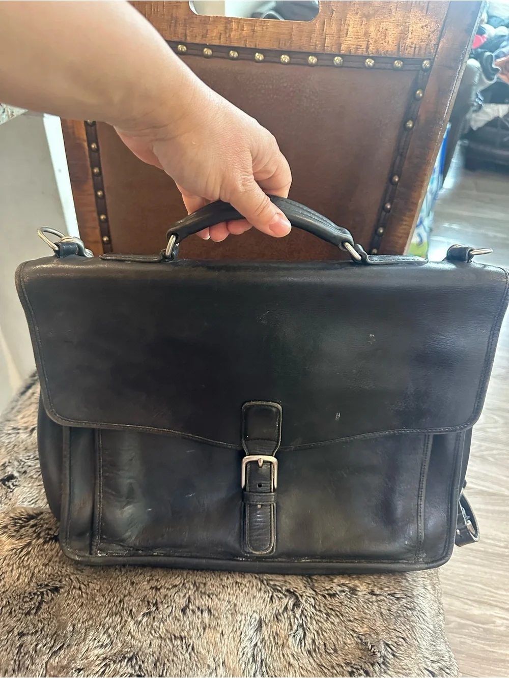 Coach briefcase messenger
