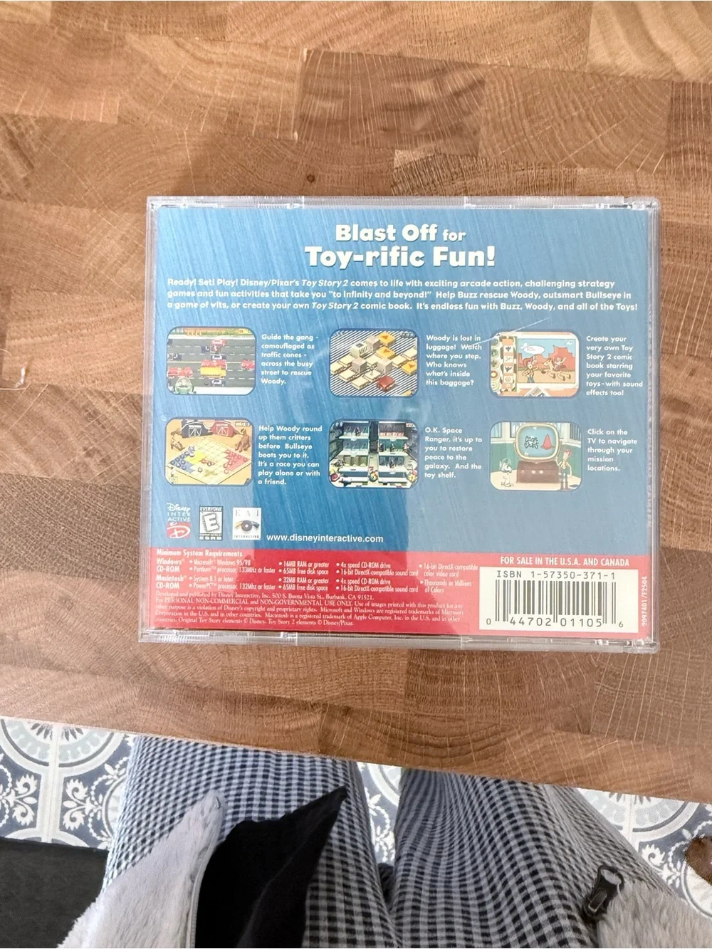 Vintage Disney Junior Games (Toy Story 2, A Bugs Life, Monsters Inc)