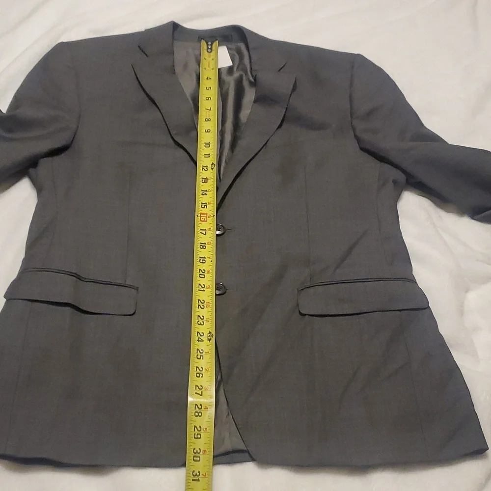Calvin Klein Charcoal Blazer Suit Coat