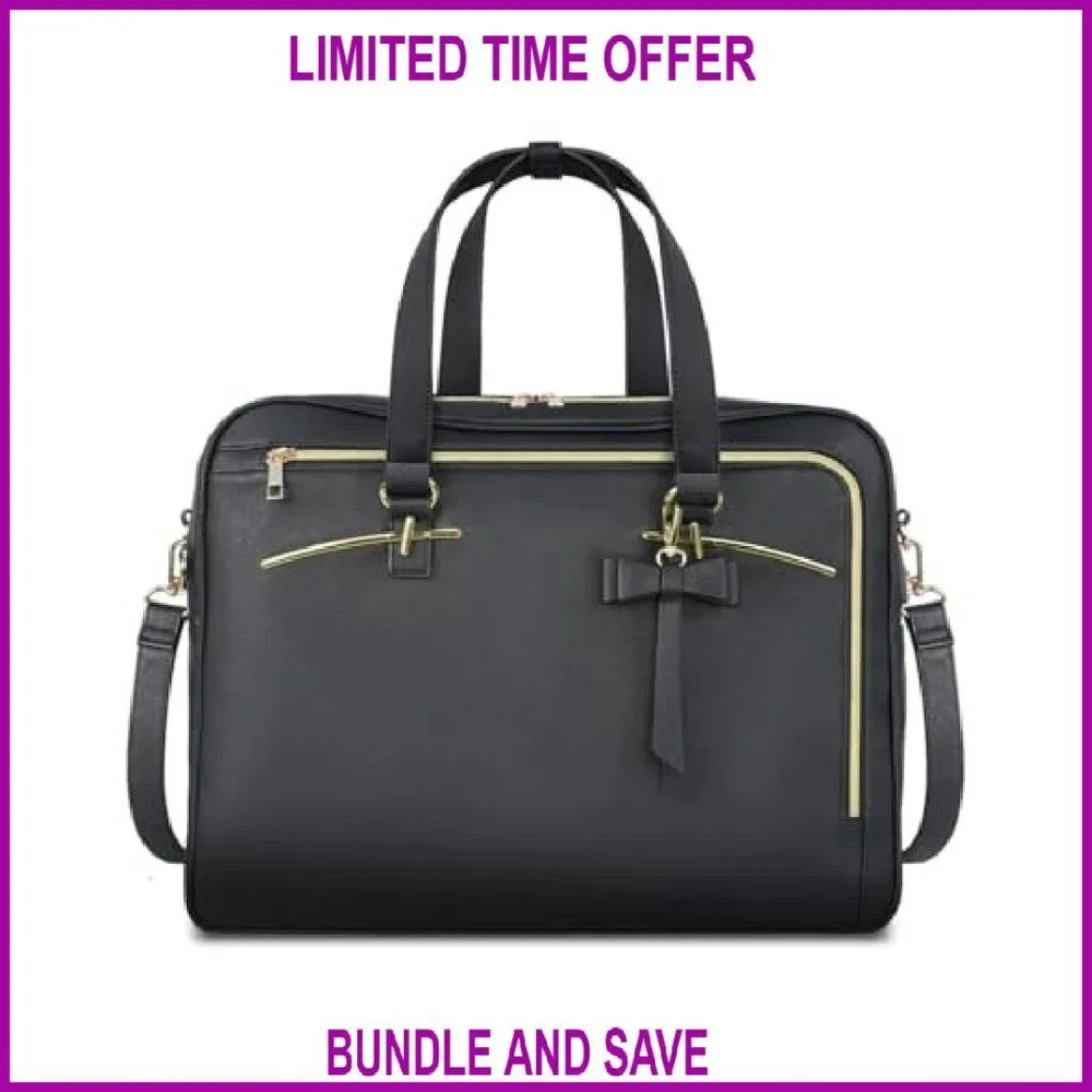 Large 17.3 Inch Laptop Briefcase Backpack Convertible Waterproof Work Bag