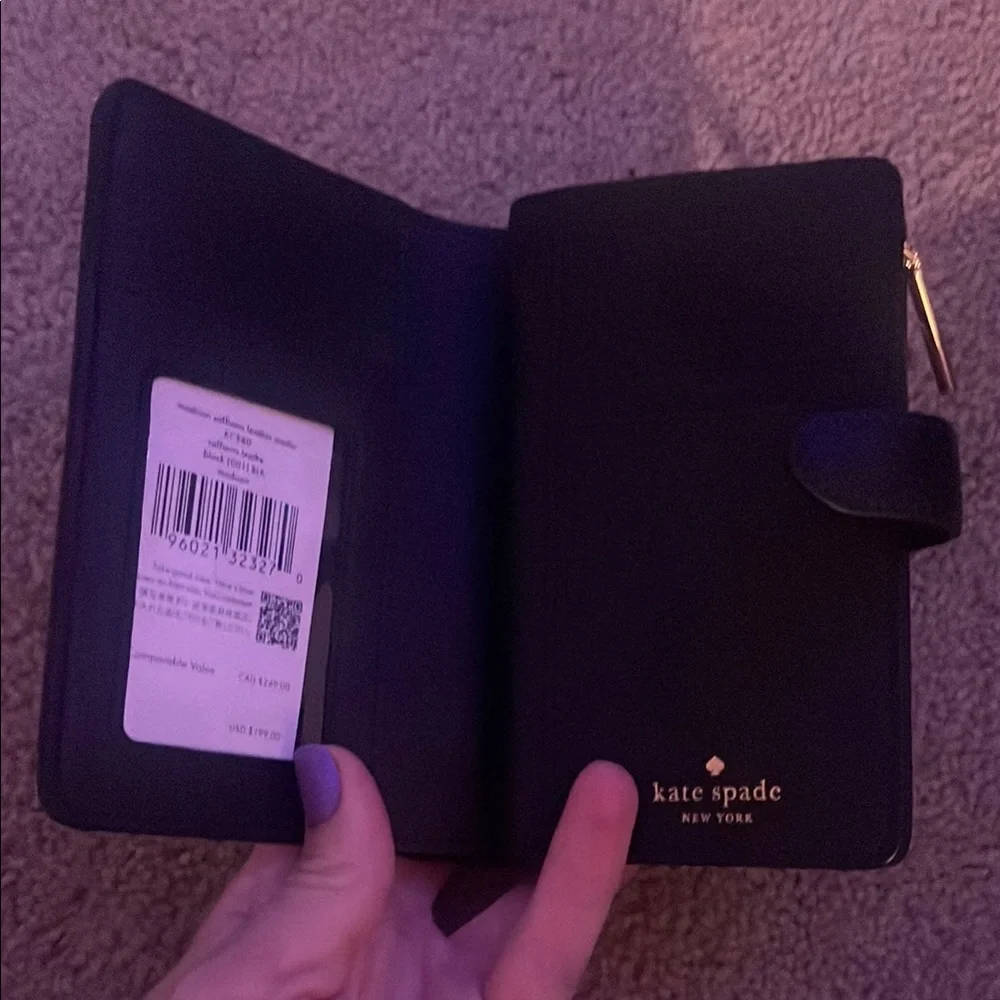 Kate Spade Black Leather Wallet