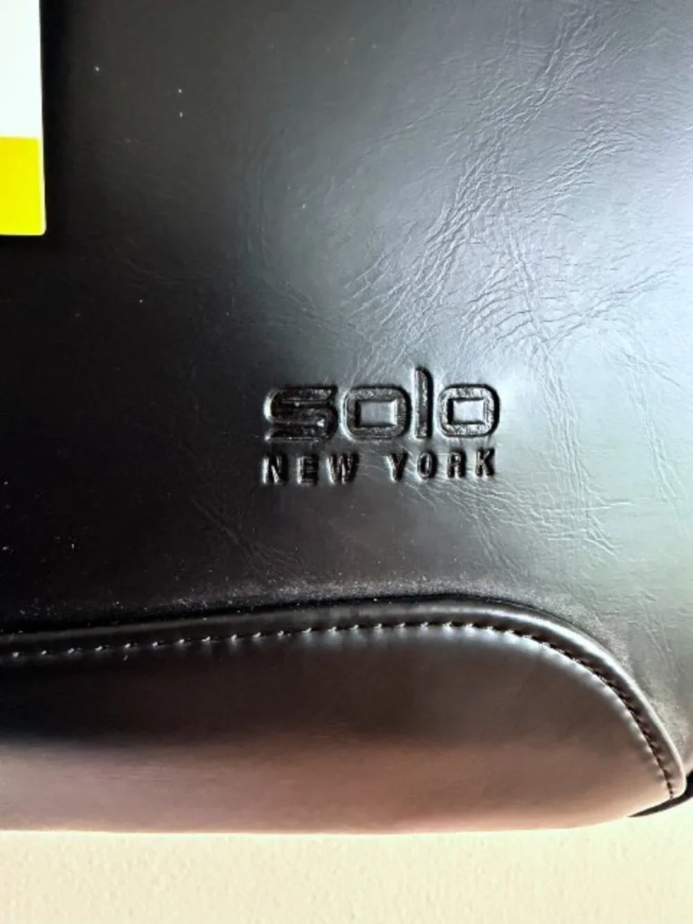 NWT Solo NY Murray Slim Brief Laptop Bag No Shoulder Strap