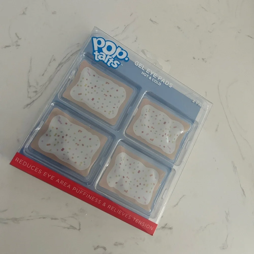Pop-Tarts Gel Eye Pads Hot & Cold -Relief for Eye Puffiness (2 Pairs)- NWT