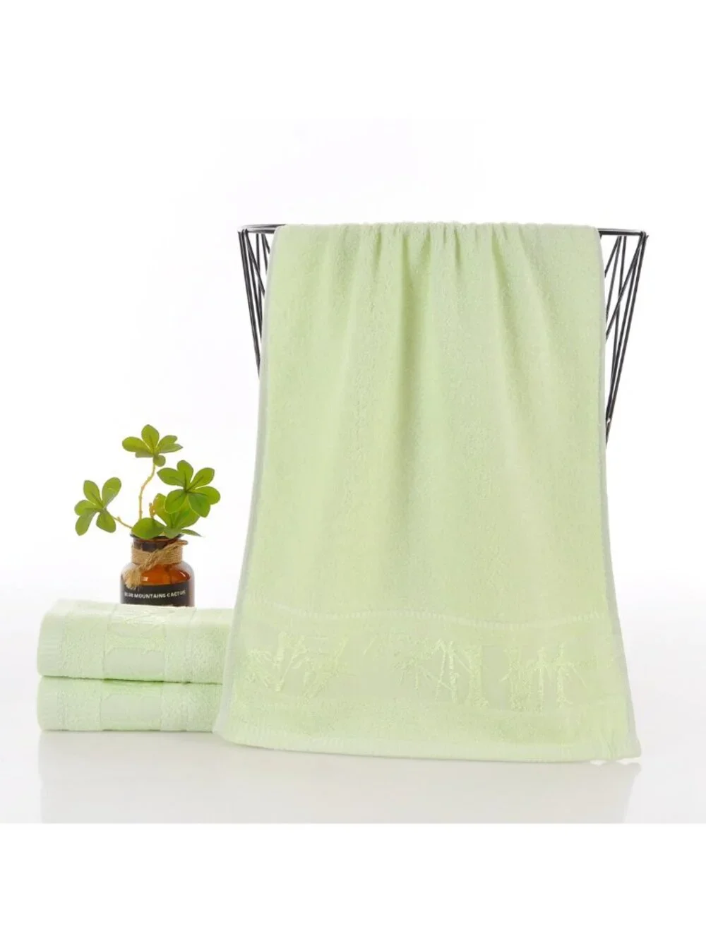 4 PCS Towels Premium Bamboo Fiber Bathroom Luxury Hand Face Towel Sets Hotel