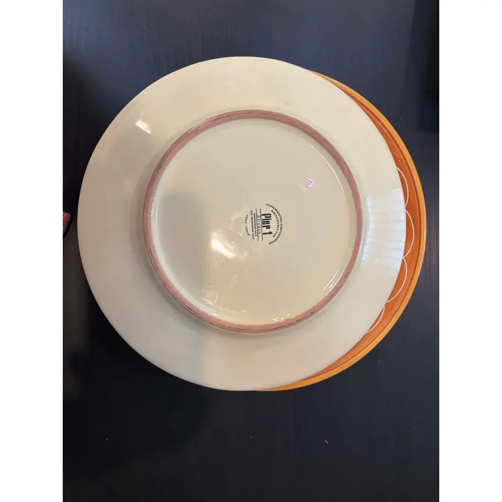 Pier 1 Etrusco Dinner Plates Lot of 2