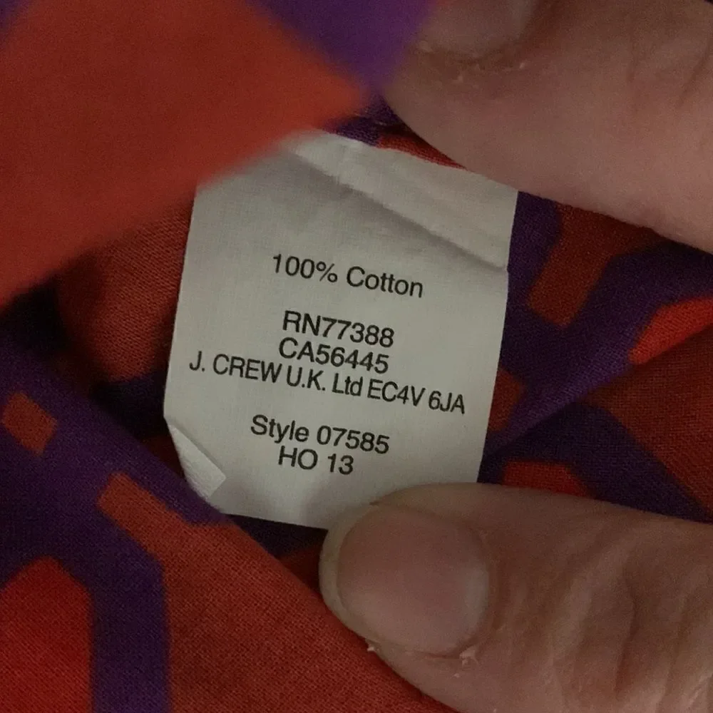 J.Crew Patterned Shirt