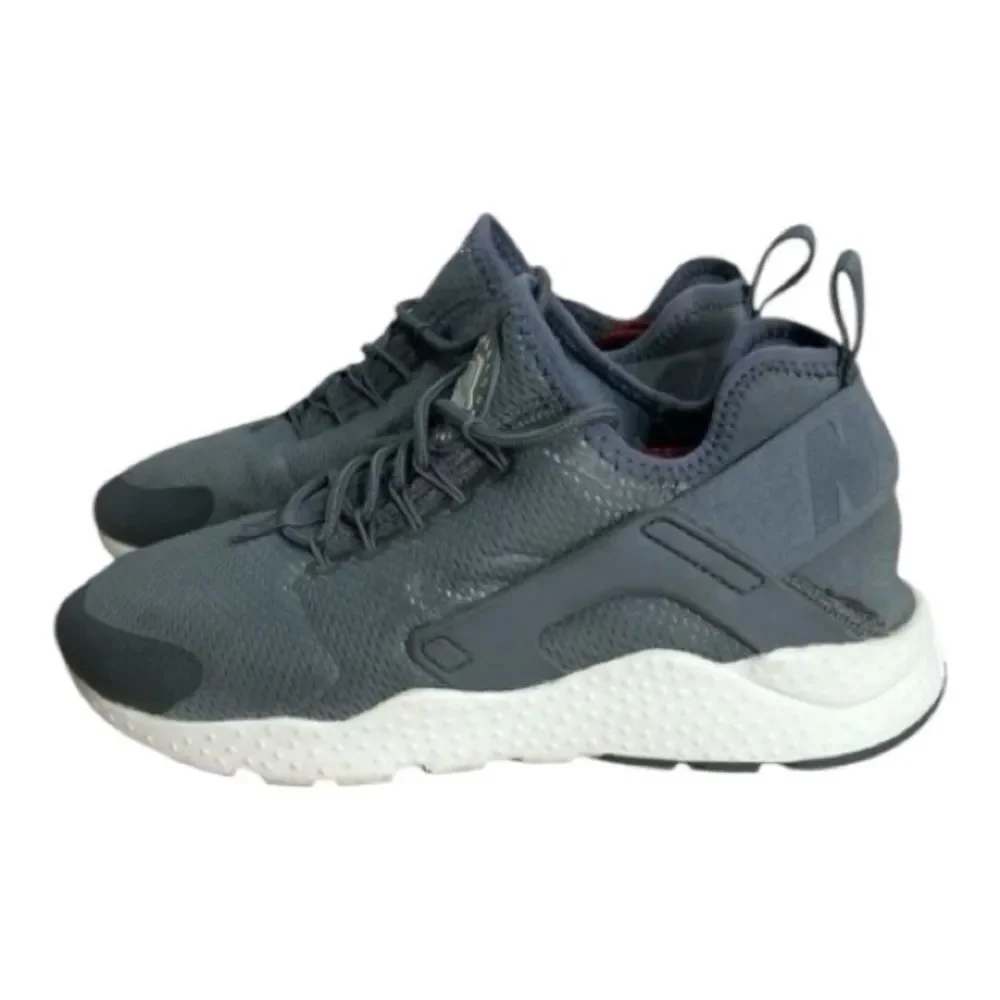 Nike Air Huarache Run Ultra Women Sneakers Size 7.5 Gray White 819151-006