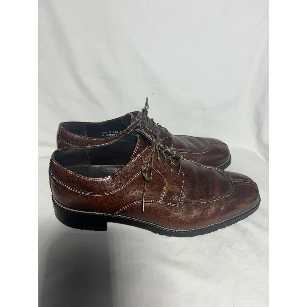 Cole Haan‎ Shoes Mens 10 M Brown Apron Split Moc Toe Brogue GUC S11