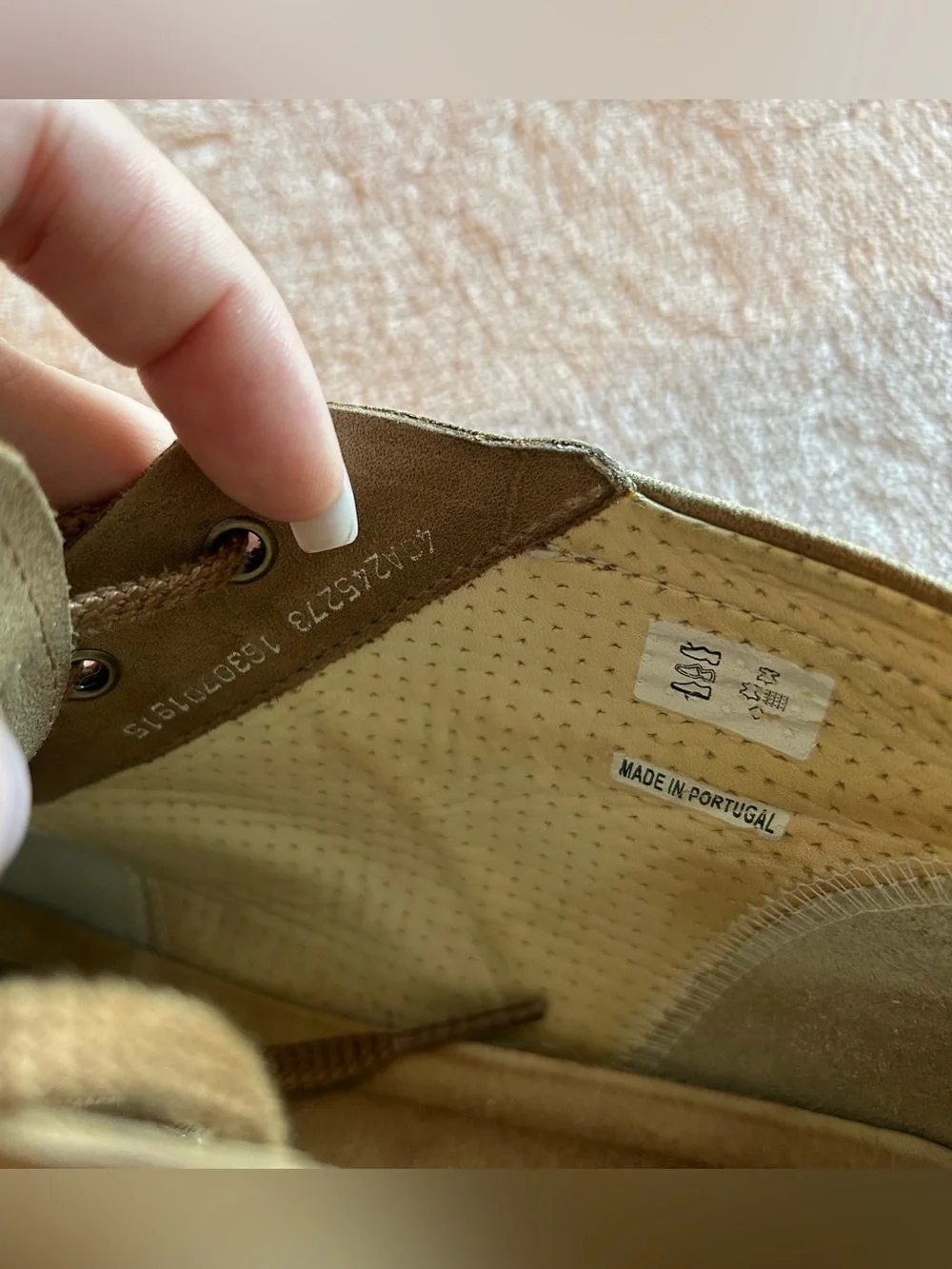 Ecco tan low cut tie leather ankle boots size 40, 9-9.5 casual comfort