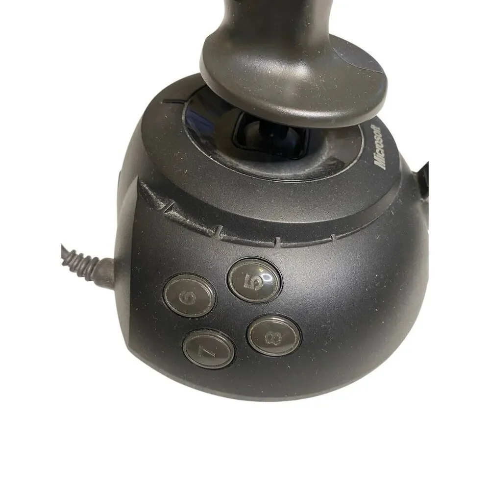 Microsoft SideWinder USB Joystick With Original Box Untested Vintage Gaming