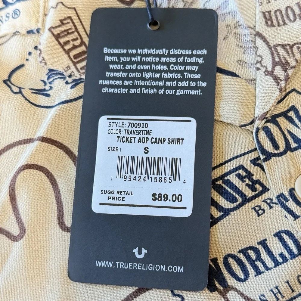 True Religion ticket hypebeast true