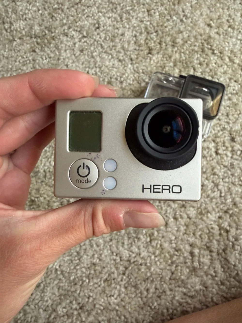 GoPro HERO3 Silver Action Camera with Clear Waterproof Case