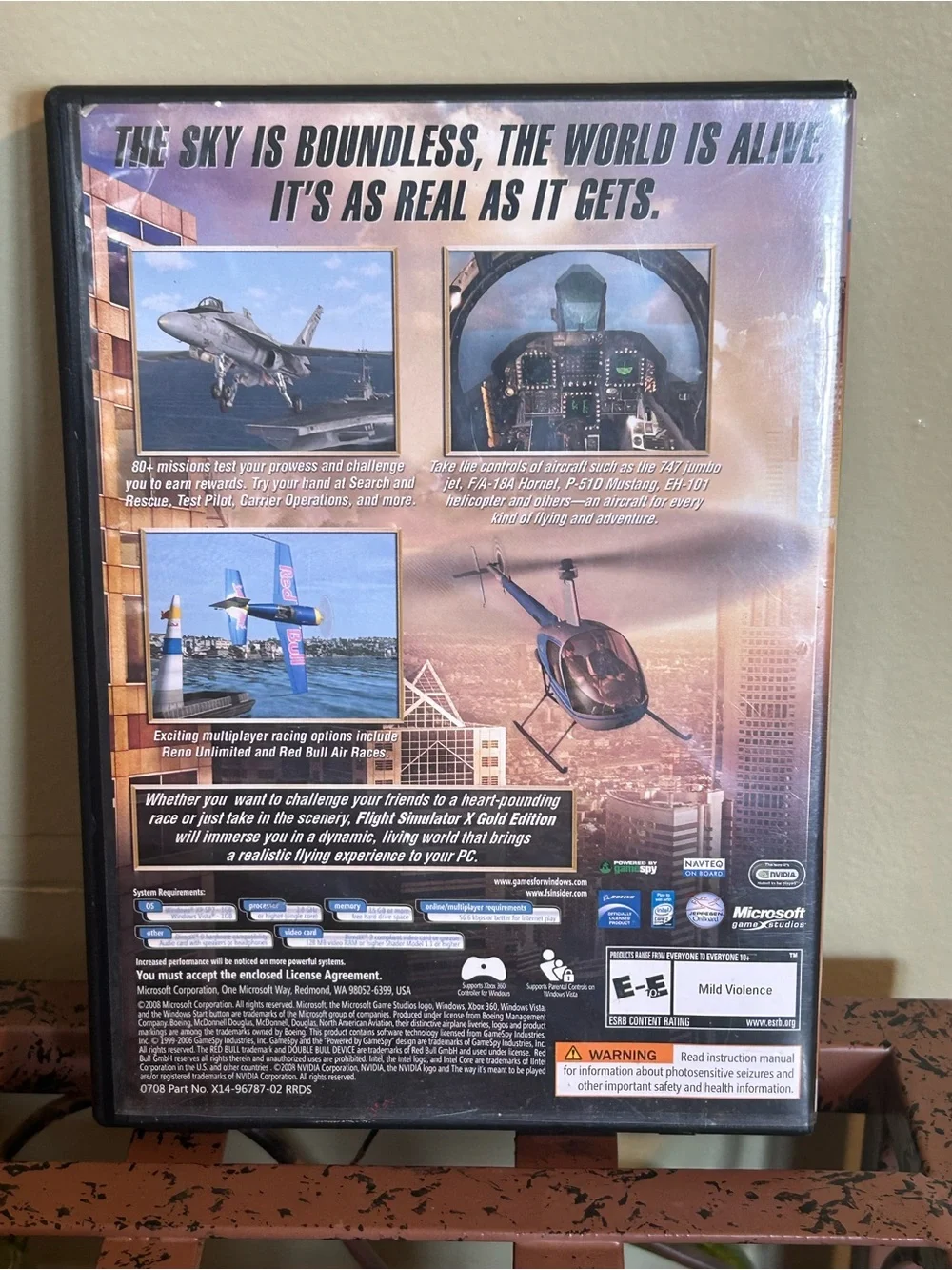 Microsoft Flight Simulator X Gold Edition PC Complete (Deluxe + Acceleration)