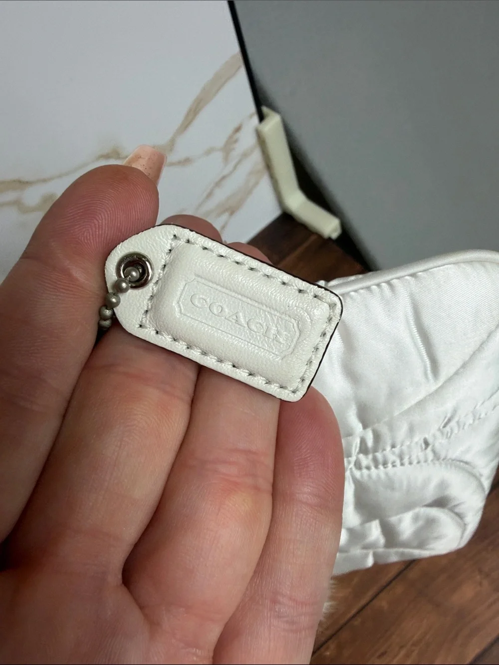 Coach wristlet quilted