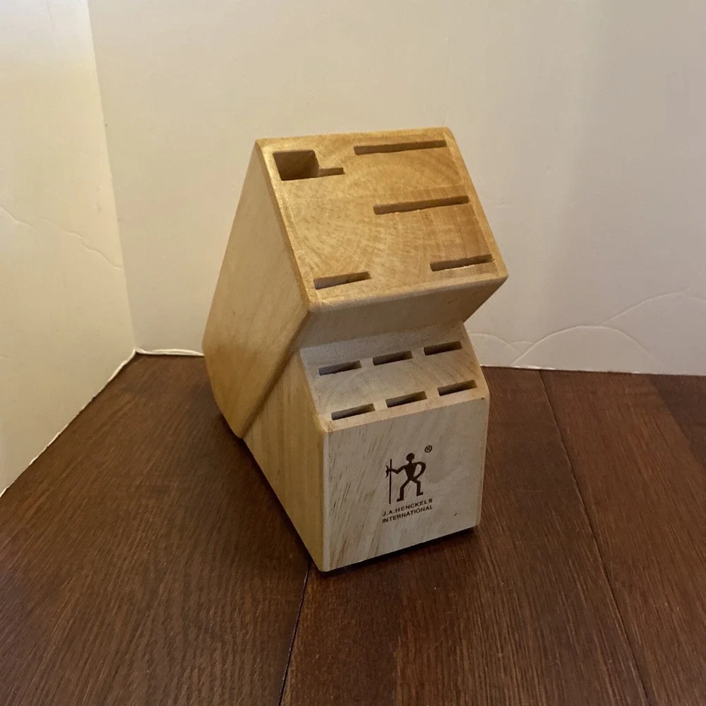 JA Henckels International 11 Slot Hardwood Knife Block