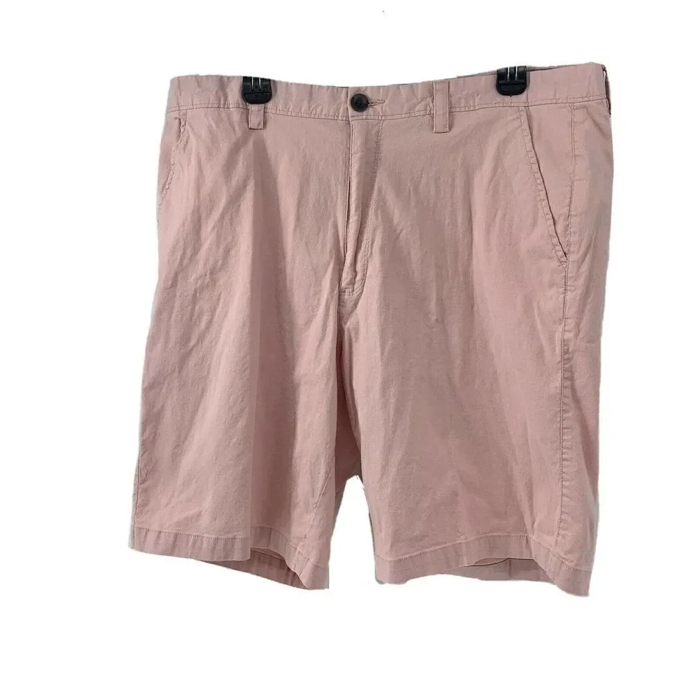 Bob Timberlake Light Pink Flat Front Shorts Sz 40