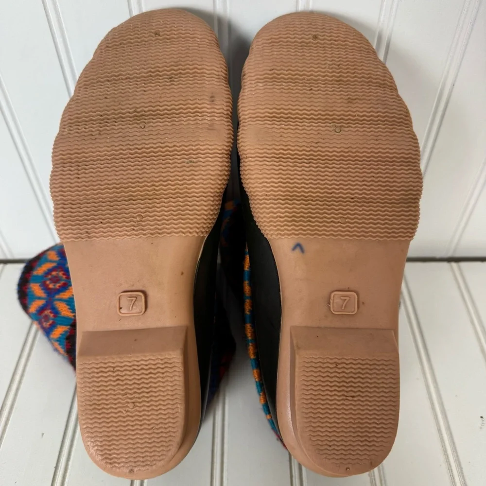 MUK LUKS Rainboots Women's 7‎ Duck Boots Southwest Slip On