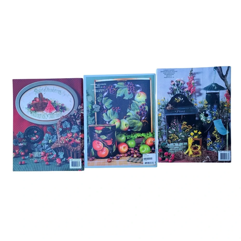 Ros Stallcup Decorative Painting Books Set of 3 Grans Cottage Gallery Magic