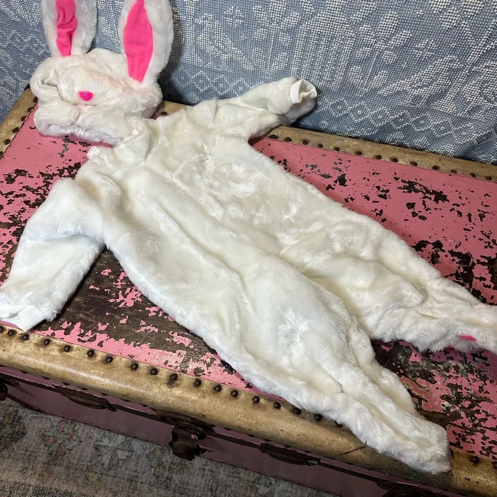 EASTER infant white rabbit costume Sz 12 months - NEW