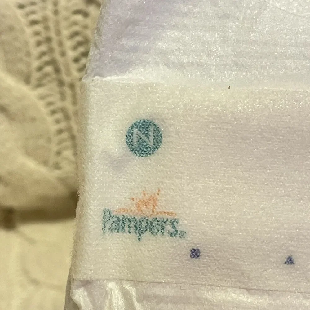 Vintage 90s Pampers Baby Dry Sesame Street Henson Diaper Newborn Big‎ Bird