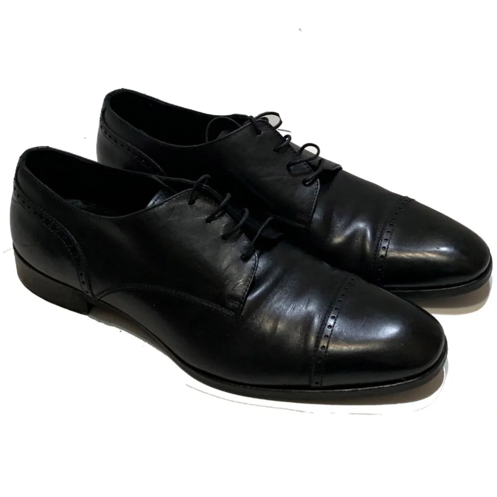 10.5 / Ermenegildo Zegna Leather Oxford shoes