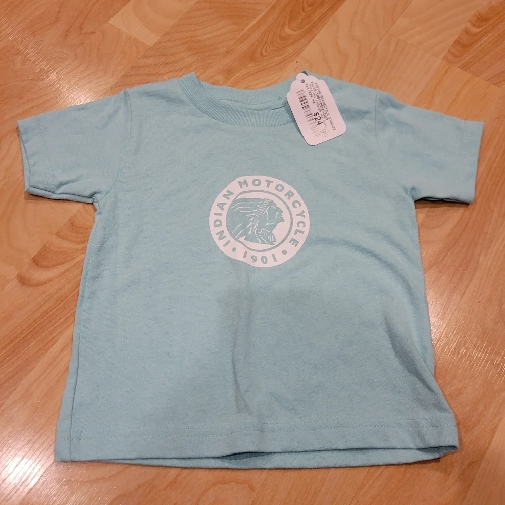 Indian Motorcycle Sturgis Toddler T-shirt Blue Size 2T New