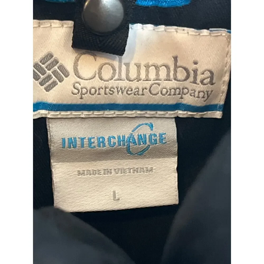 Columbia Boys Jacket Size Large Gray Black‎
