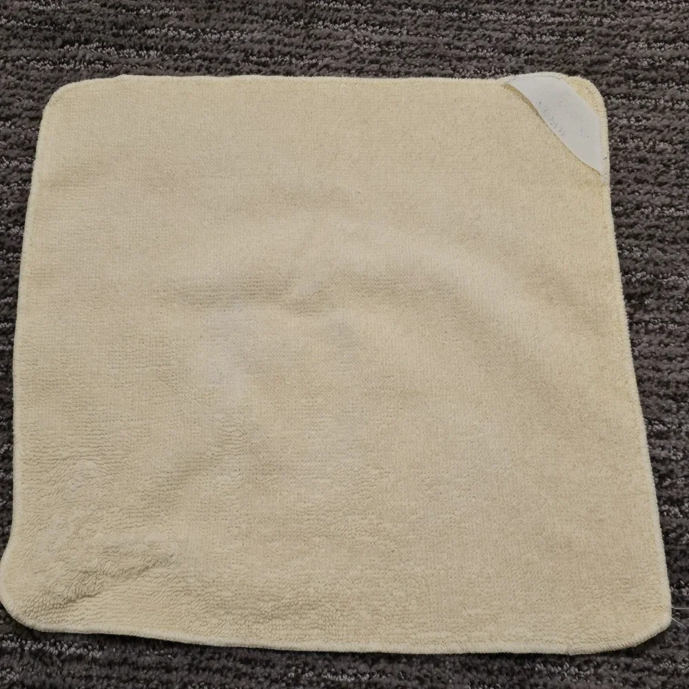 vintage‎ martex washcloth towel yellow butterfly cotton square usa mcm retro