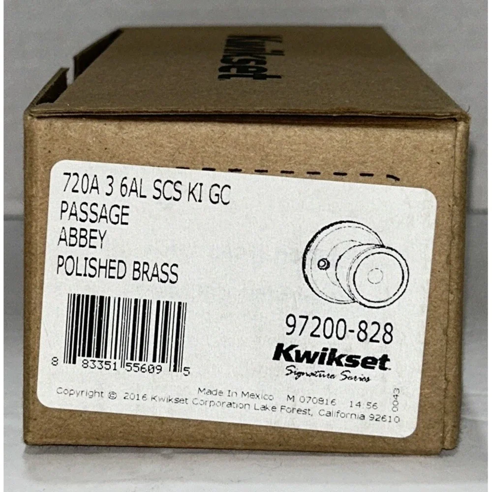 Kwikset abbey polished