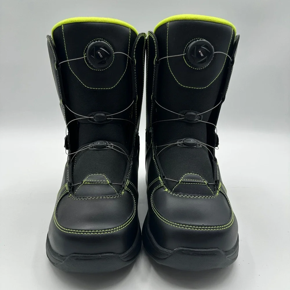 Whitewoods Matrix 880 Snowboard Boots Mens 13 Black Neon MOZ‎ Dial Thinsulate