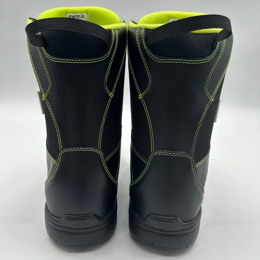 Whitewoods Matrix 880 Snowboard Boots Mens 13 Black Neon MOZ‎ Dial Thinsulate