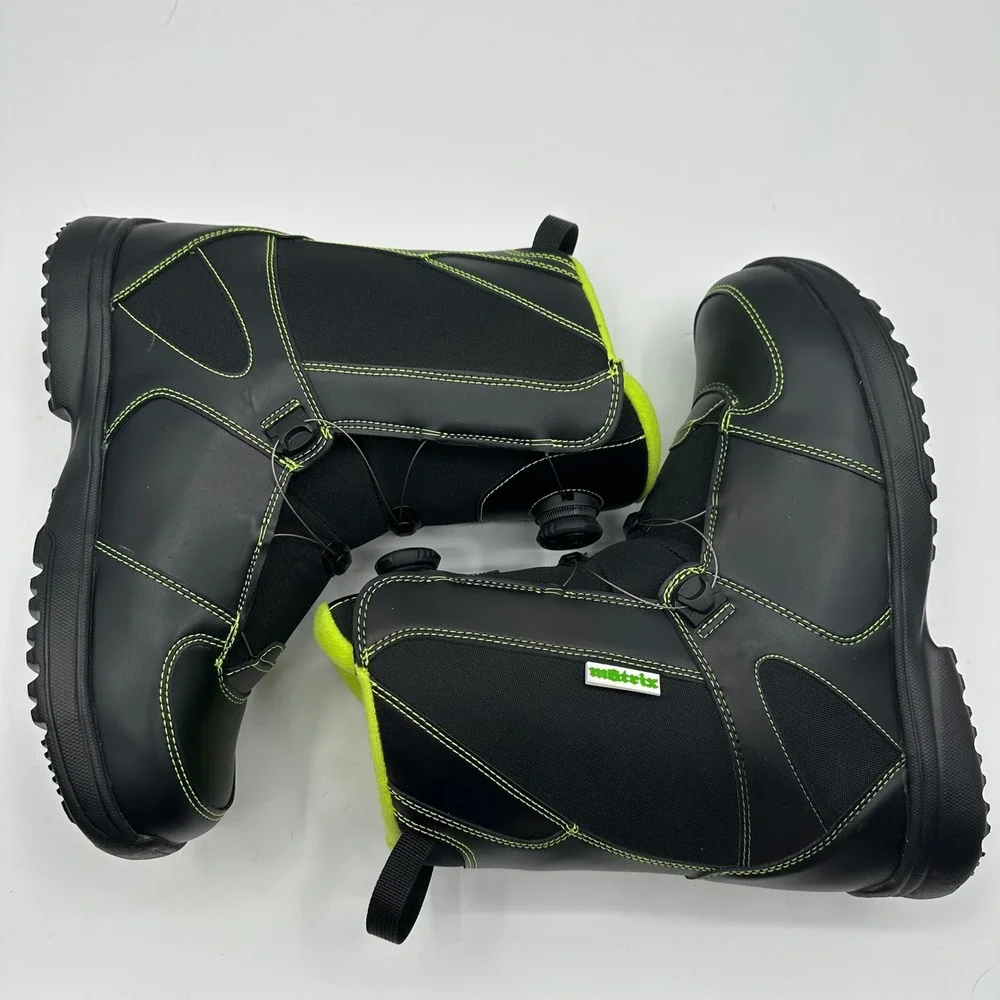 Whitewoods Matrix 880 Snowboard Boots Mens 13 Black Neon MOZ‎ Dial Thinsulate