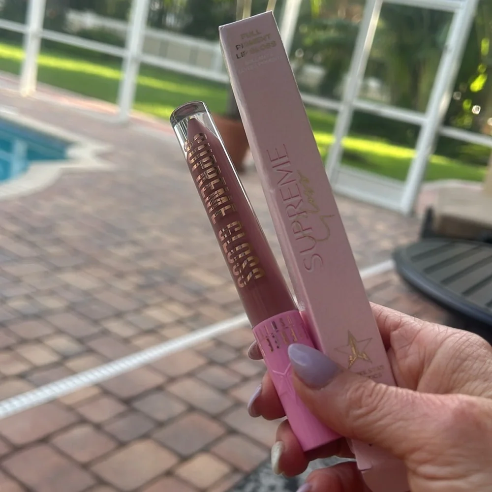 GEMINI Jeffree Star Cosmetics Lip Lippy Mauve Supreme Gloss NIB Full Pigment