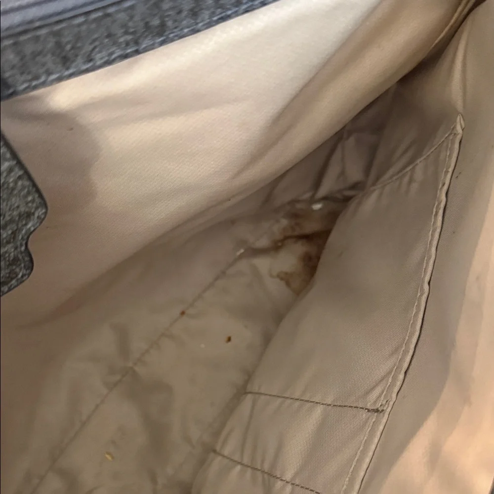 Tumi has stains