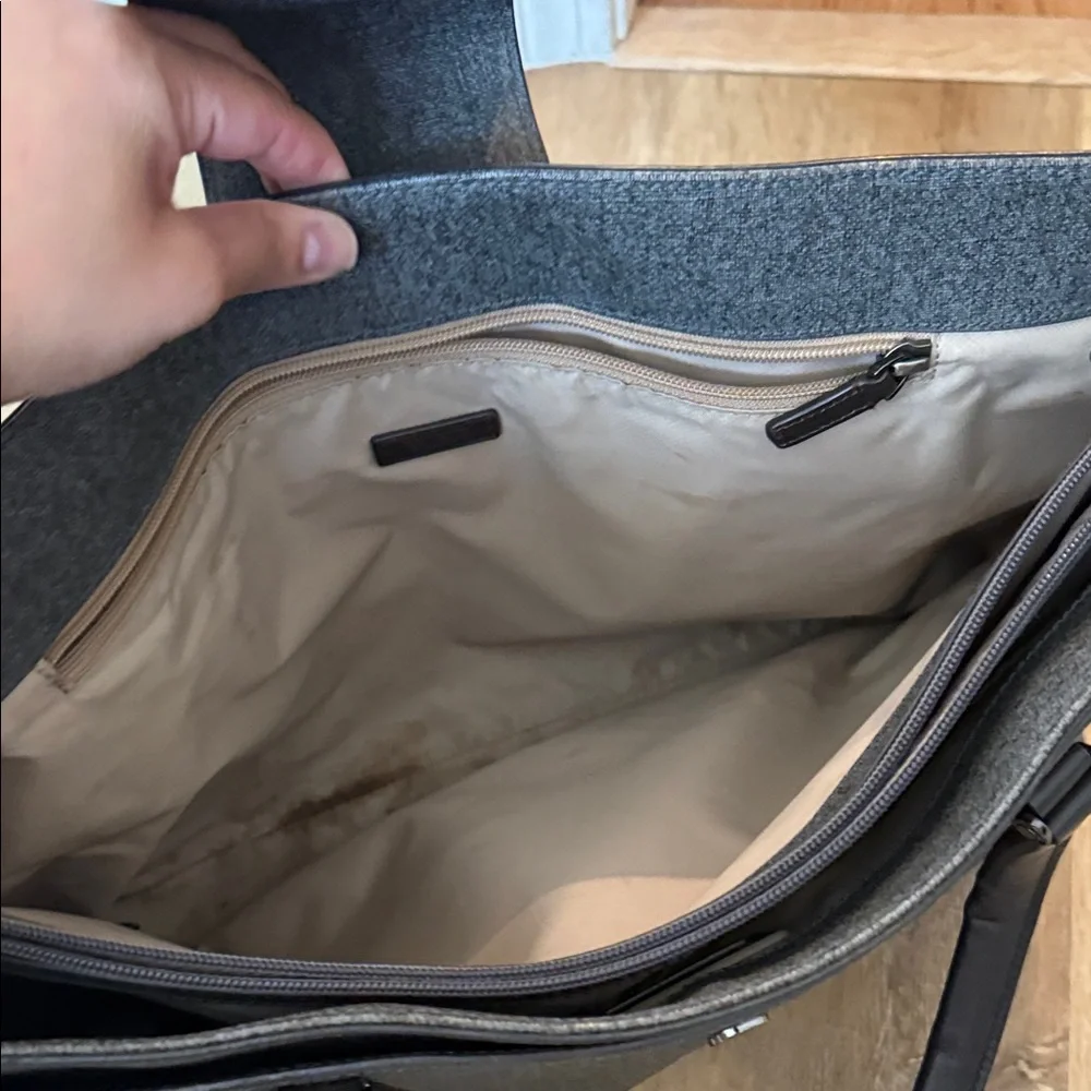 Tumi has stains