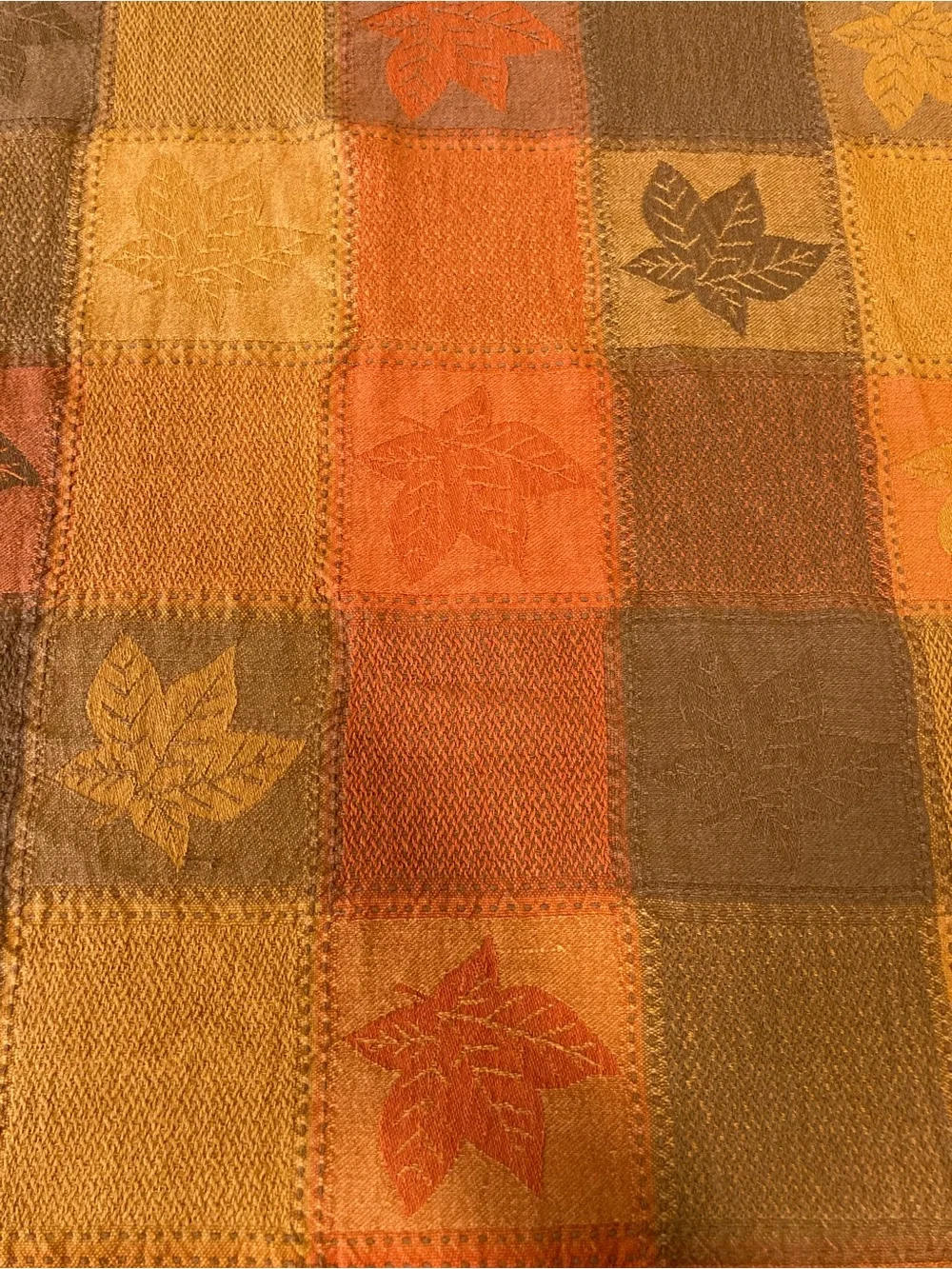Unknown plaid tablecloth