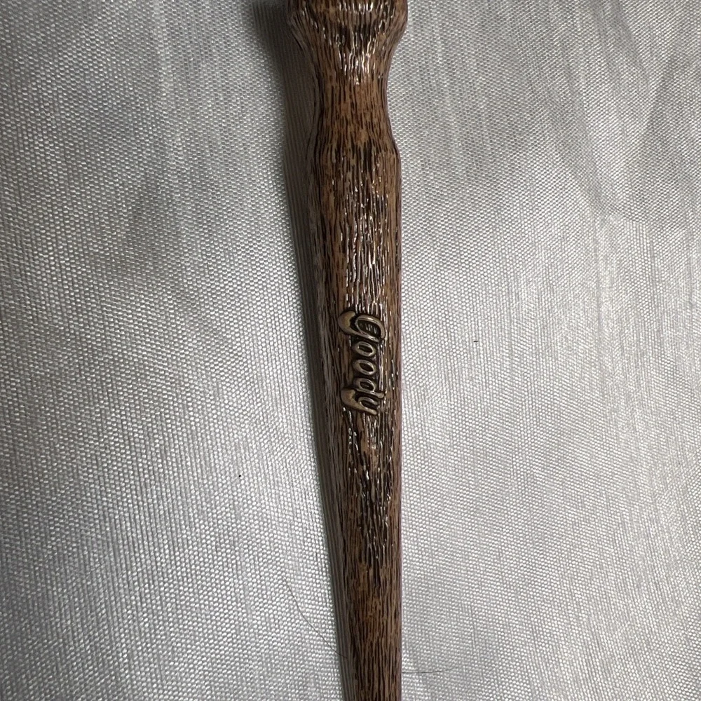 Vintage 1970s Goody Round Styling Brush Faux Wood‎ Handle