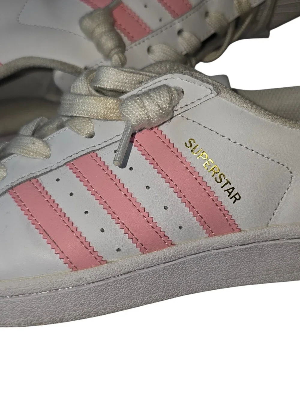 Adidas Originals Superstar W Sneakers Pink White Shell Toe Shoes Women’s 6.5