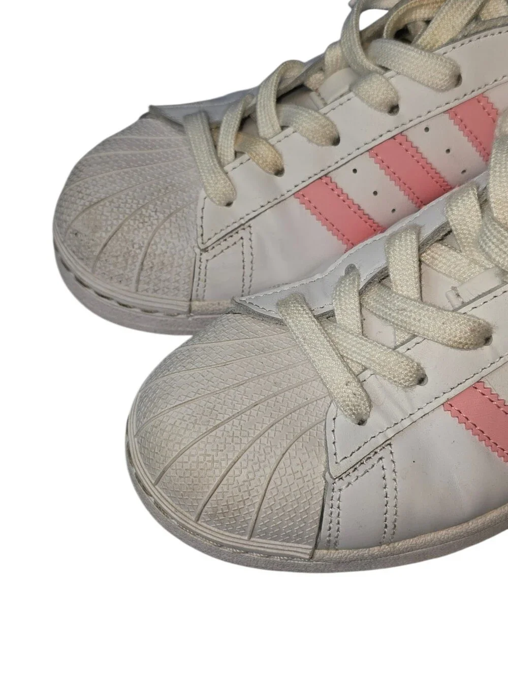 Adidas Originals Superstar W Sneakers Pink White Shell Toe Shoes Women’s 6.5