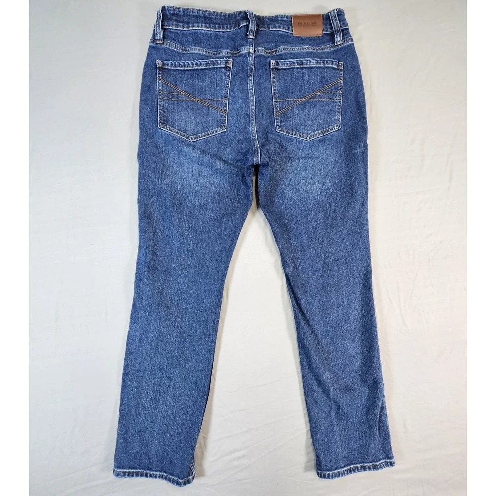 Brothers and Sons Mens Slim Straight Stretch Denim Jeans Size 34x30