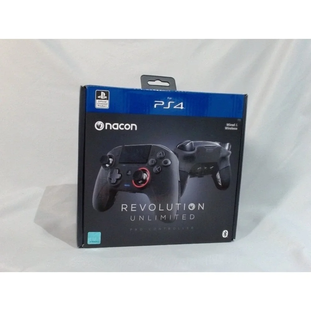 NACON Revolution Unlimited PS4 Pro Controller - Black, BRAND NEW IN BOX