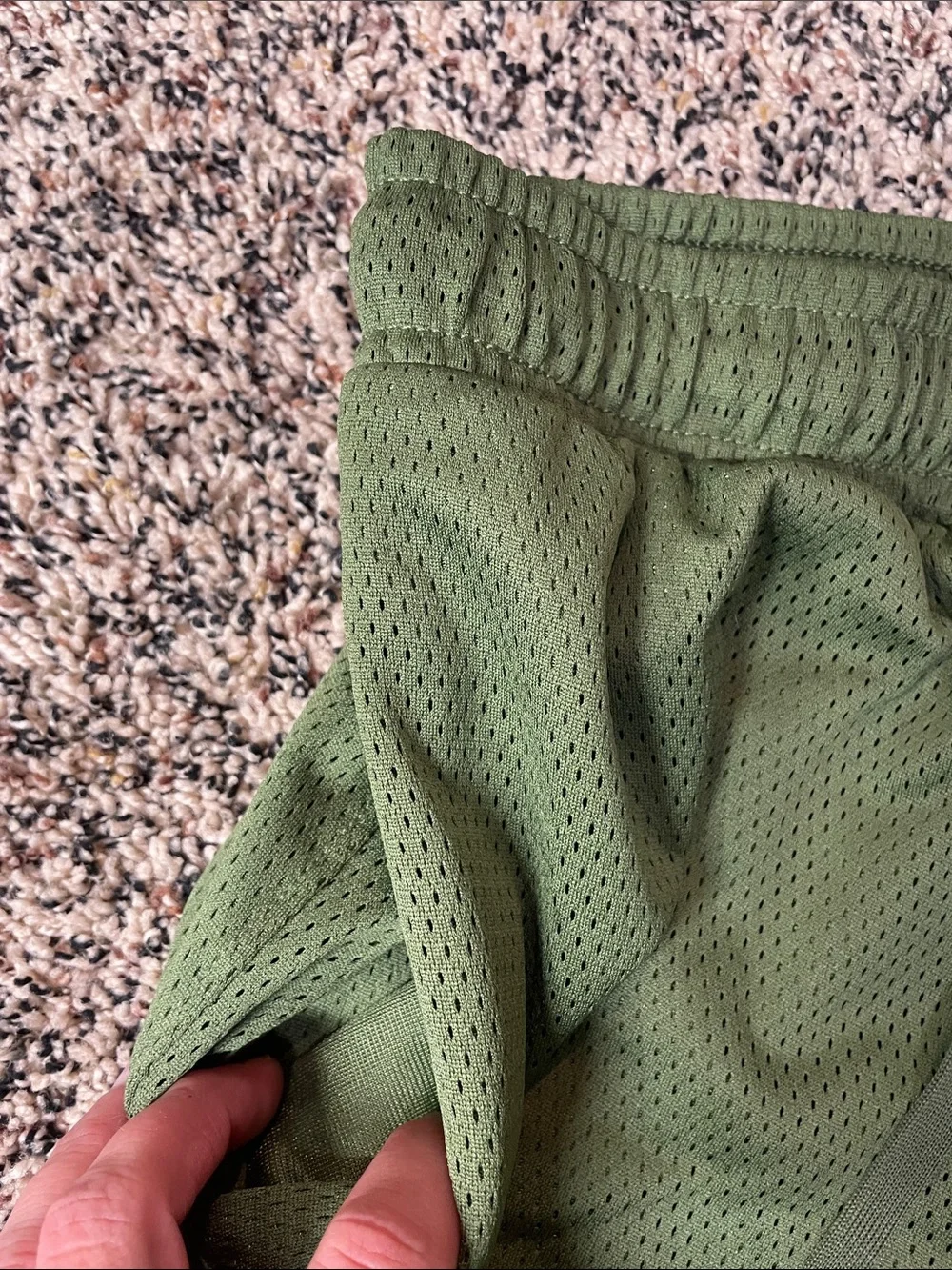 All In Motion Olive Green Athletic Mesh Shorts Mens Size S | NWOT